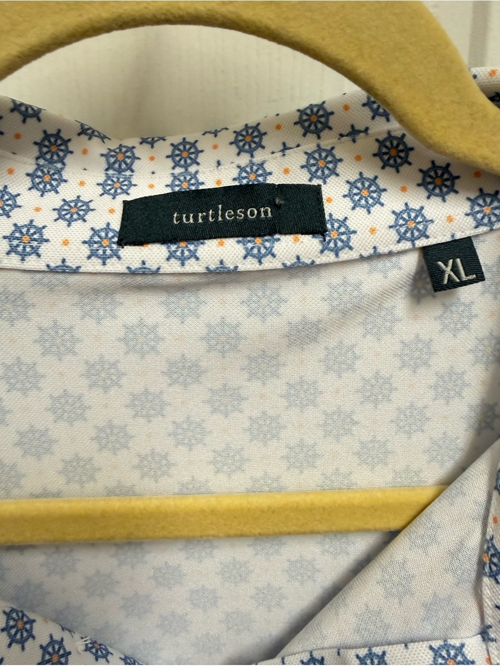 Turtleson Wheel Pattern Polo - Picture 4 of 11